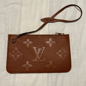 Louis Vuitton Cognac Monogram Empriente Pouch